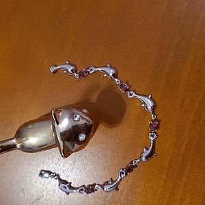 Garnet dolphin 🐬 bracelet